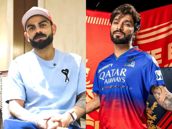 Virat Kohli And Rajat Patidar As RCB Captain Photo RCB X