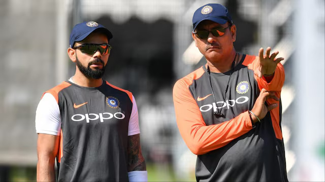 Virat Kohli, Ravi Shastri. Photo- Getty