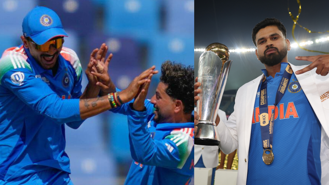 Axar Patel Shreyas Iyer Kuldeep Yadav Photo Getty